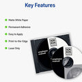 Avery Customize CD/DVD Labels, Matte White, 250 / Pack, AVE5697
