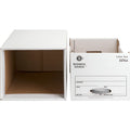 Business Source Stackable File Drawer, White, 6 / Carton, BSN26744