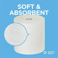 Georgia Pacific . Pacific Blue Ultra High-Capacity Recycled Paper Towel Rolls, White, 6 / Carton, GPC26490