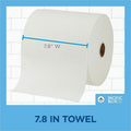 Georgia Pacific . Pacific Blue Ultra High-Capacity Recycled Paper Towel Rolls, White, 6 / Carton, GPC26490
