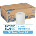 Georgia Pacific . Pacific Blue Ultra High-Capacity Recycled Paper Towel Rolls, White, 6 / Carton, GPC26490