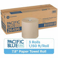 Georgia Pacific . Pacific Blue Ultra High-Capacity Recycled Paper Towel Rolls, Brown, 3 / Carton, GPC26496