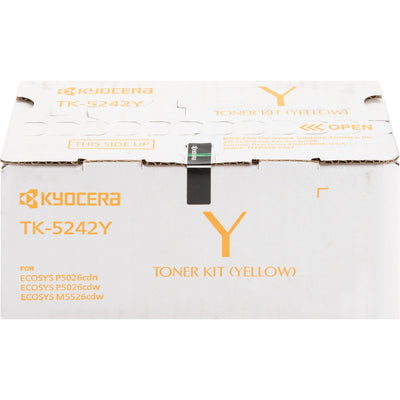 Kyocera TK-5242Y Original Laser Toner Cartridge - Yellow -, KYOTK5242Y