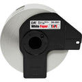 Brother BK/RD on WE Continuous Length Paper Labels, White, 1 Roll, BRTDK2251