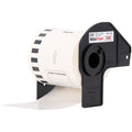 Brother BK/RD on WE Continuous Length Paper Labels, White, 1 Roll, BRTDK2251