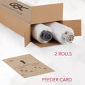 ACCO GBC EZ Load Gray End Cap Laminating Roll Film, Clear, 2 / Carton, GBC3000004EZ