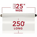 ACCO GBC EZ Load Gray End Cap Laminating Roll Film, Clear, 2 / Carton, GBC3000024EZ