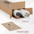 ACCO GBC EZ Load Gray End Cap Laminating Roll Film, Clear, 2 / Carton, GBC3000024EZ