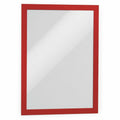 Durable Office Duraframe Magnetic Self-adhesive Frame, Red, DBL476803