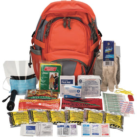 First Aid Only Emergency Preparedness Backpack, Orange, FAO90001