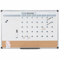 Bi-silque S.A MasterVision 3-in-1 Monthly Dry-erase Calendar Board, White, BVCMB0707186P