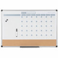 Bi-silque S.A MasterVision 3-in-1 Monthly Dry-erase Calendar Board, White, BVCMB0707186P