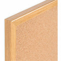 Bi-silque S.A MasterVision Oak Frame 3'x2' Cork Bulletin Board, BVCMC070014231