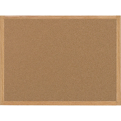 Bi-silque S.A MasterVision Oak Frame 3'x2' Cork Bulletin Board, BVCMC070014231