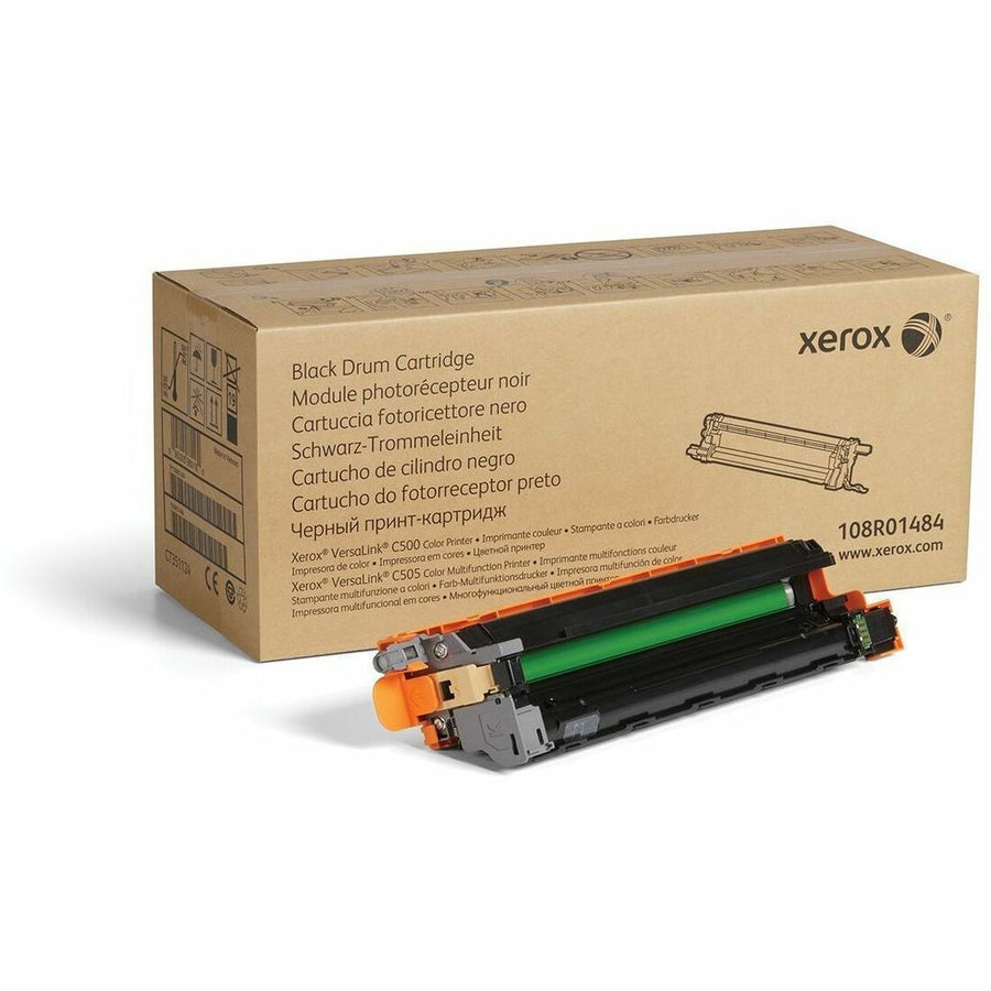 Xerox Genuine Black Drum Cartridge For VersaLink C500/C505, XER108R01484