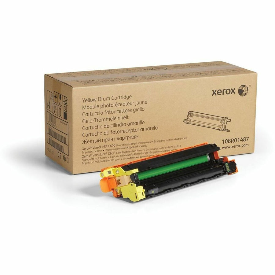 Xerox Genuine Yellow Drum Cartridge For VersaLink C600/C605, XER108R01487