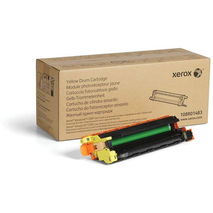 Xerox Genuine Yellow Drum Cartridge For VersaLink C500/C505, XER108R01483
