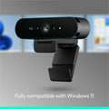 Logitech BRIO Webcam - 90 fps - Black - USB 3.0, LOG960001105