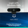 Logitech BRIO Webcam - 90 fps - Black - USB 3.0, LOG960001105