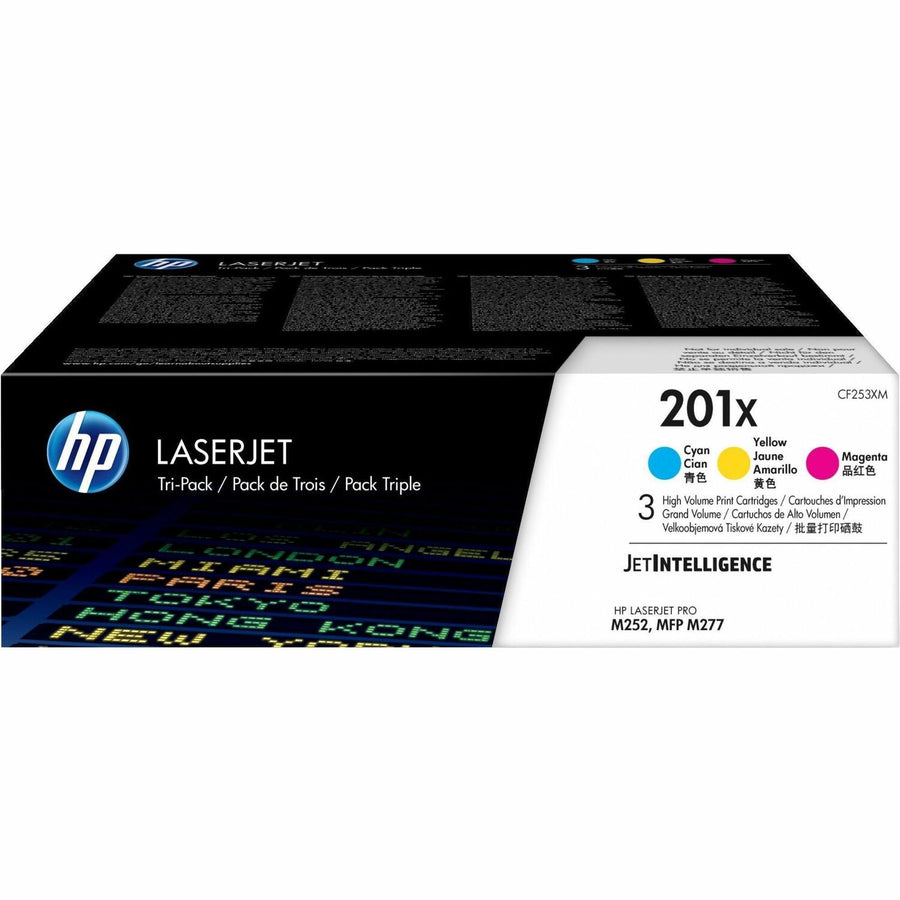 HP 201X (CF253XM) Toner Cartridge, 1 Carton, HEWCF253XM