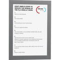 Durable Office Duraframe Half Letter, Silver, 2 / Pack, DBL491323