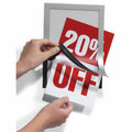 Durable Office Duraframe Half Letter, Silver, 2 / Pack, DBL491323