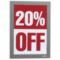 Durable Office Duraframe Half Letter, Silver, 2 / Pack, DBL491323
