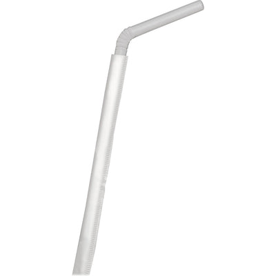 D&W Fine Pack D&W Dispoz-o Straws, Translucent, 4 / Carton, DZOGDSFW4400