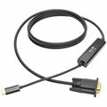 Eaton Tripp Lite series USB C to VGA Adapter Cable (M/M), 1920 x 1200 (1080p), 6 ft, Black, TRPU444006V