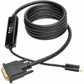 Eaton Tripp Lite series USB C to DVI Adapter Cable (M/M), 1920 x 1080 (1080p), 6 ft, Black, TRPU444006D