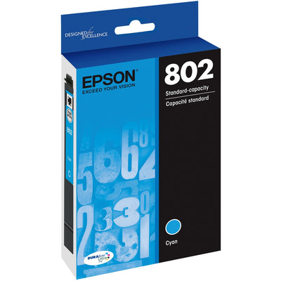 Epson DURABrite Ultra 802 Original Inkjet Ink Cartridge - Cyan -, EPST802220-S