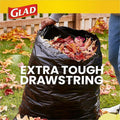 The Clorox Glad Strong Large Drawstring Trash Bags, Black, 90 / Carton, CLO78952