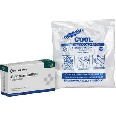 First Aid Only Single Use Instant Cold Pack, White, 30 / Carton, FAO21-004