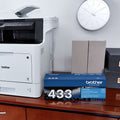 Brother TN433C Original High Yield Laser Toner Cartridge - Cyan -, BRTTN433C