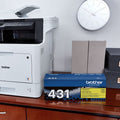 Brother TN431Y Original Standard Yield Laser Toner Cartridge - Yellow -, BRTTN431Y