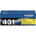 Brother TN431Y Original Standard Yield Laser Toner Cartridge - Yellow -, BRTTN431Y
