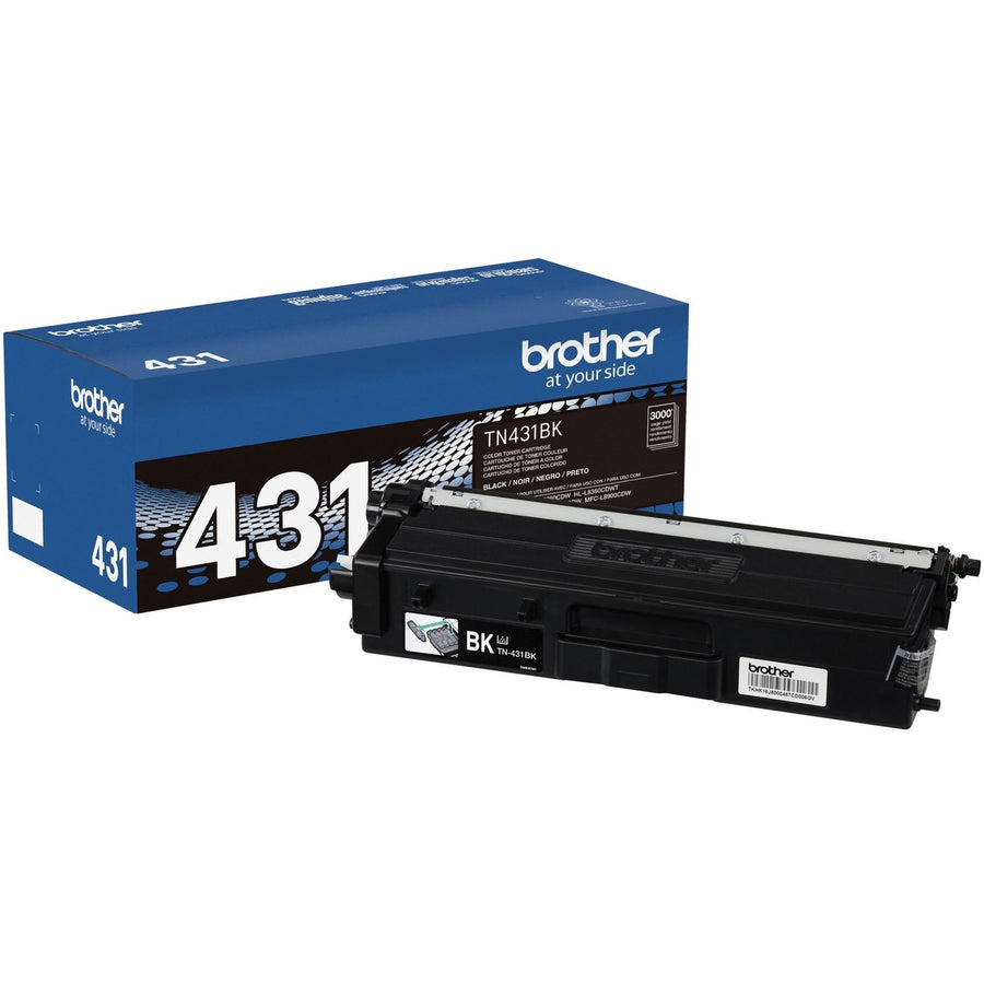 Brother Original Standard Yield Laser Toner Cartridge - Black -, /BX 4BX/CT — view 1