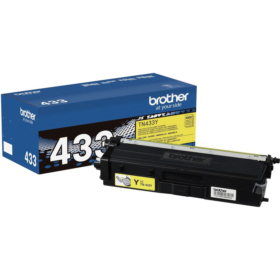 Brother Original High Yield Laser Toner Cartridge - Yellow -, /BX 4BX/CT — view 1