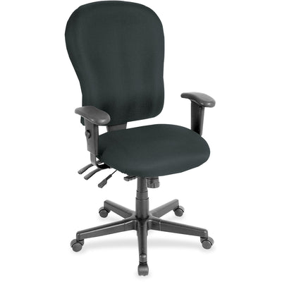 The Raynor Eurotech 4x4xl High Back Task Chair, Dillon Black, EUTFM4080076