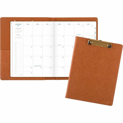 ACCO At-A-Glance Signature Collection ClipFolio with Monthly Planner, Brown, 8", 12EA/CT — view 1