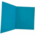 Business Source Letter Portfolio, Teal, 8 1/2" Width x 11" Length, 25 / Box, BSN78555