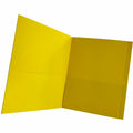 Business Source Letter Portfolio, Yellow, 8 1/2" Width x 11" Length, 1 Box, BSN78556