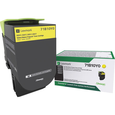 Xerox Lexmark Unison Original Laser Toner Cartridge - Yellow -, LEX71B10Y0