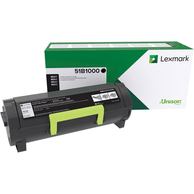 Xerox Lexmark Original Laser Toner Cartridge - Black -, LEX51B1000