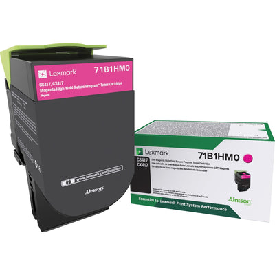 Xerox Lexmark Unison Original High Yield Laser Toner Cartridge - Magenta -, LEX71B1HM0