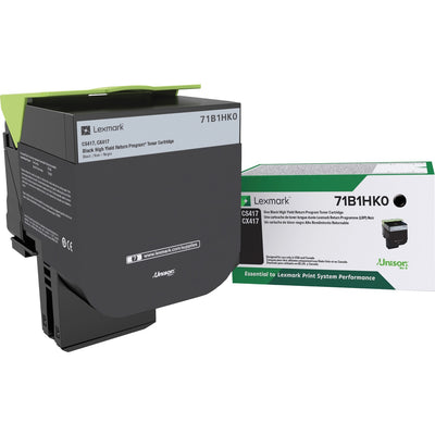 Xerox Lexmark Unison Original High Yield Laser Toner Cartridge - Black -, LEX71B1HK0