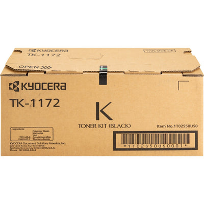 Kyocera TK-1172 Original Laser Toner Cartridge - Black -, KYOTK1172