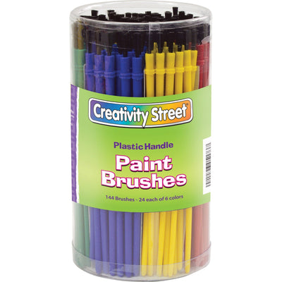 The Chenille Kraft Creativity Street Canister of Paint Brushes, Assorted, 1 Set, CKC5173