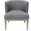 Norstar Office Boss Accent Chair, Beige, Slate Gray, BOPB529DWSG