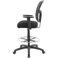 Norstar Office Boss Stool, Mesh, Black, BOPB16021